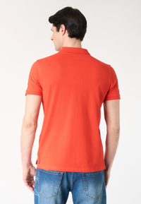 Polo shirt a maniche corte in cotone piquet