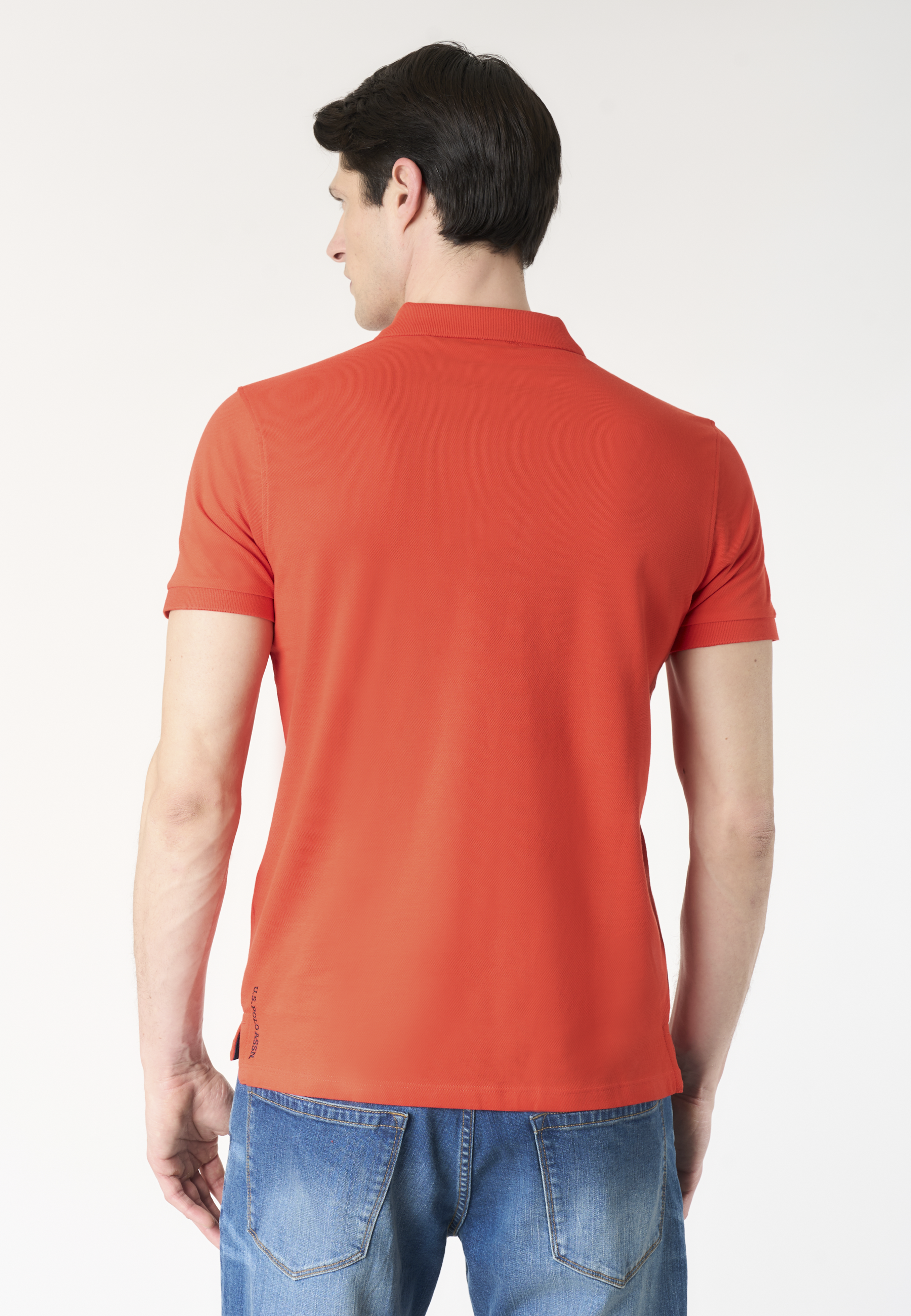 Polo shirt a maniche corte in cotone piquet