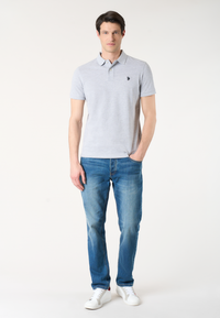 Polo shirt a maniche corte in cotone piquet