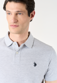 Polo shirt a maniche corte in cotone piquet