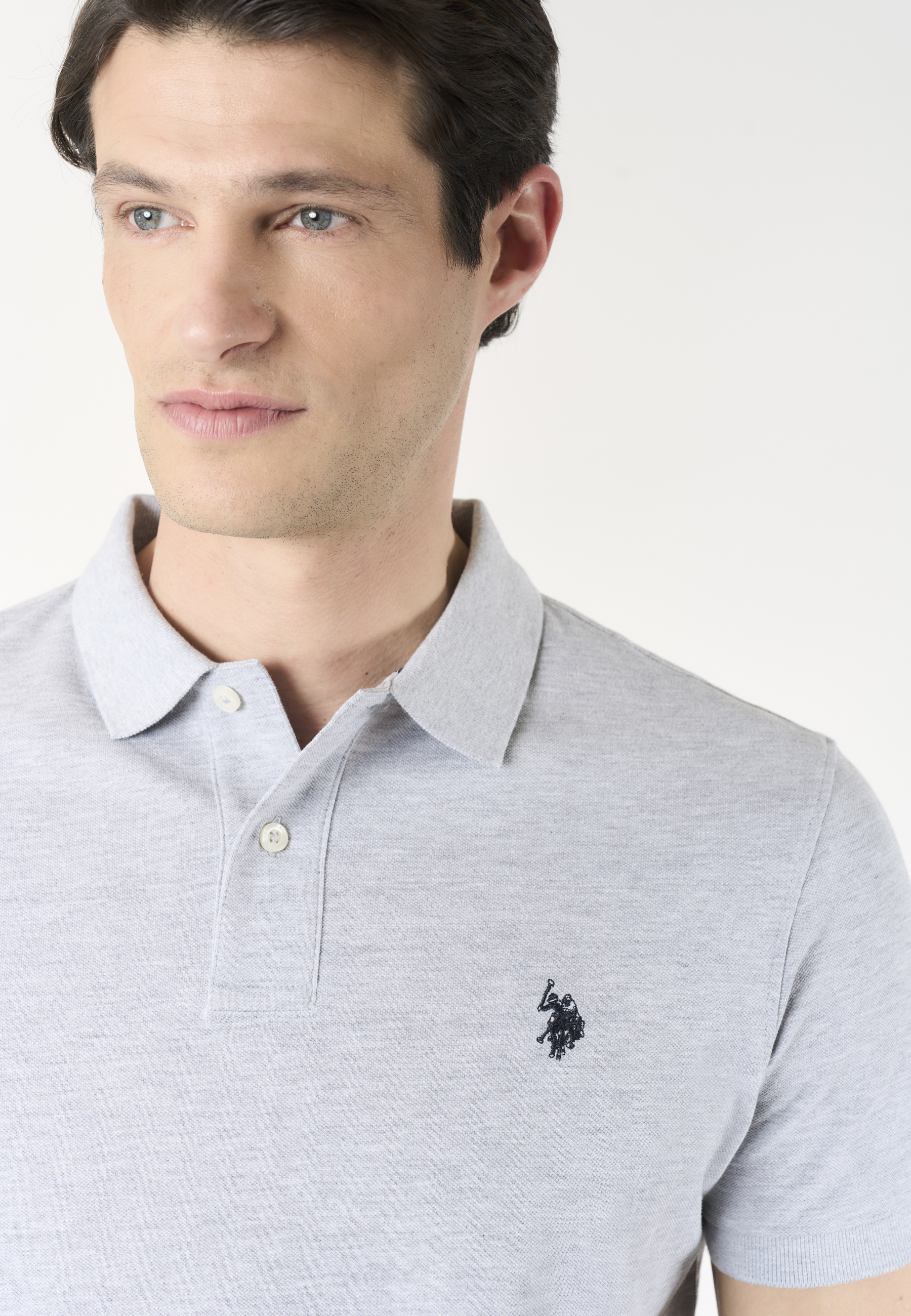 Polo shirt a maniche corte in cotone piquet
