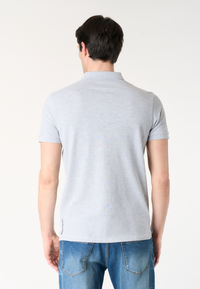 Polo shirt a maniche corte in cotone piquet