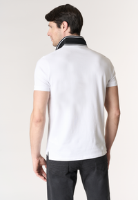 Polo shirt da uomo con logo maxi ricamato e numero