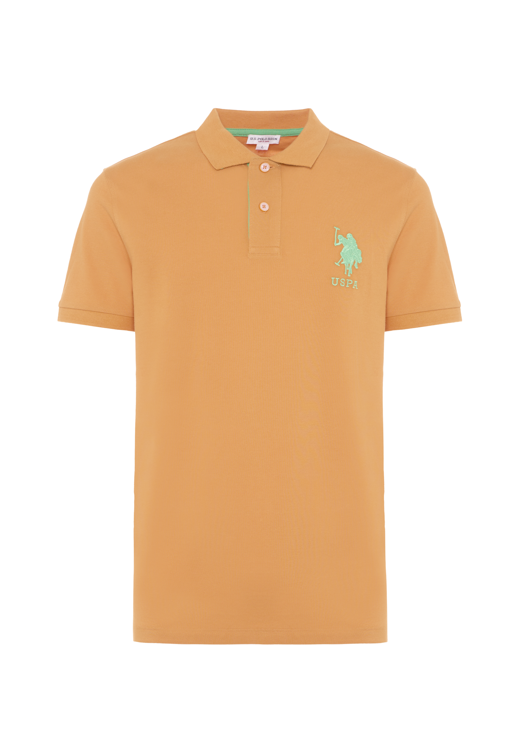 Polo shirt da uomo con logo maxi ricamato e numero