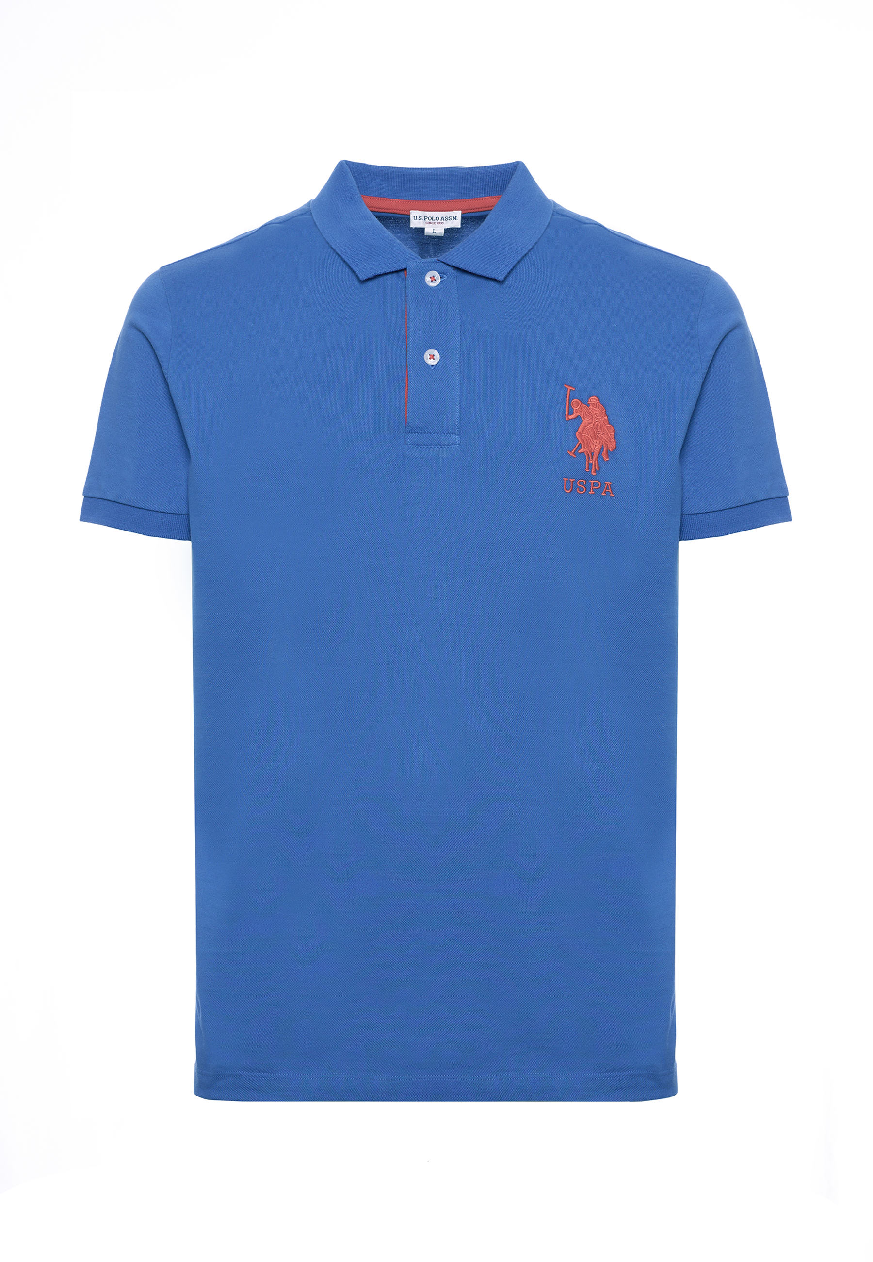 Polo shirt da uomo con logo maxi ricamato e numero