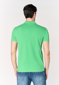 Polo shirt da uomo con logo maxi ricamato e numero