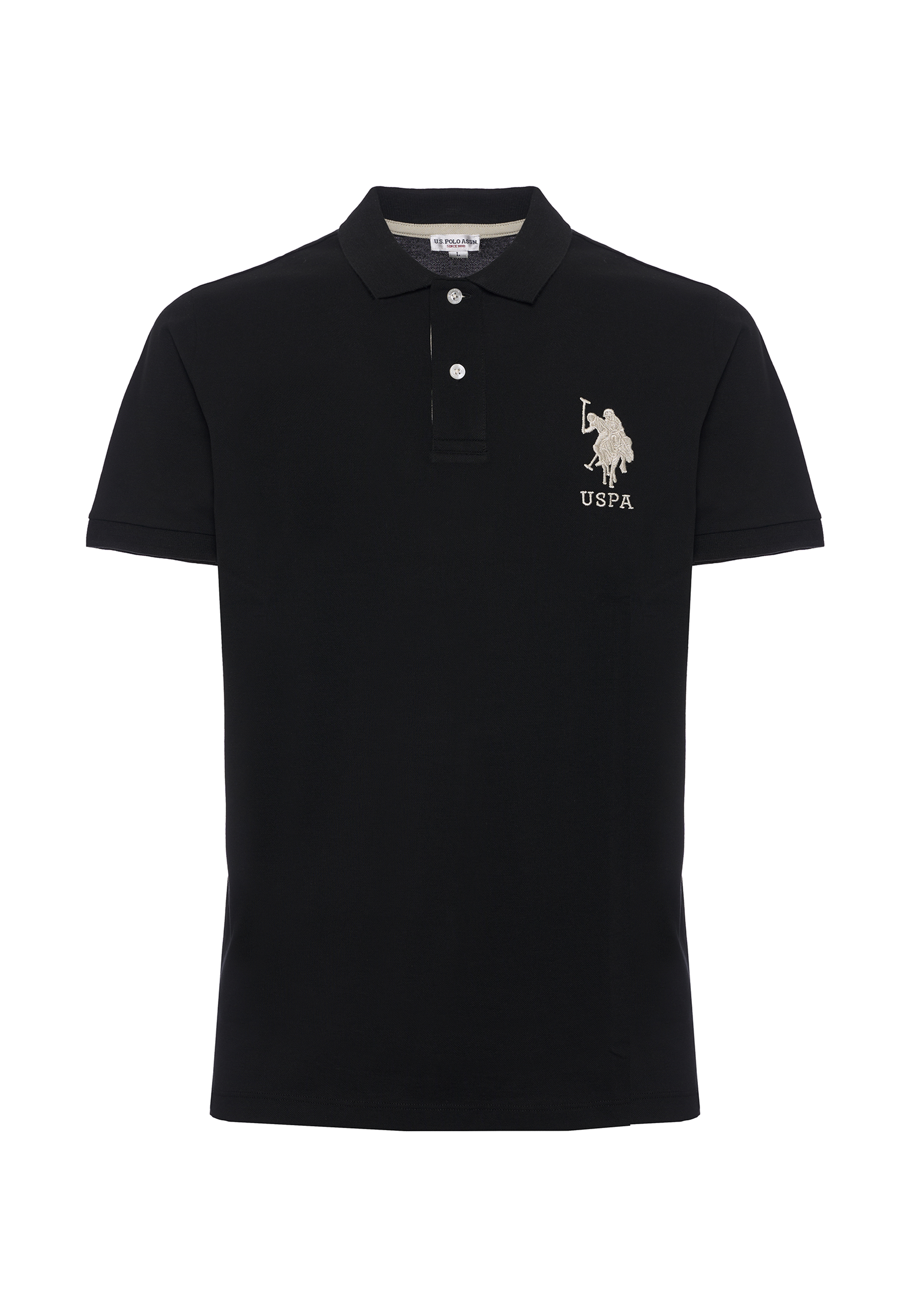Polo shirt da uomo con logo maxi ricamato e numero