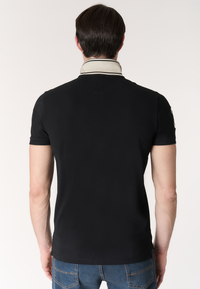 Polo shirt da uomo con logo maxi ricamato e numero