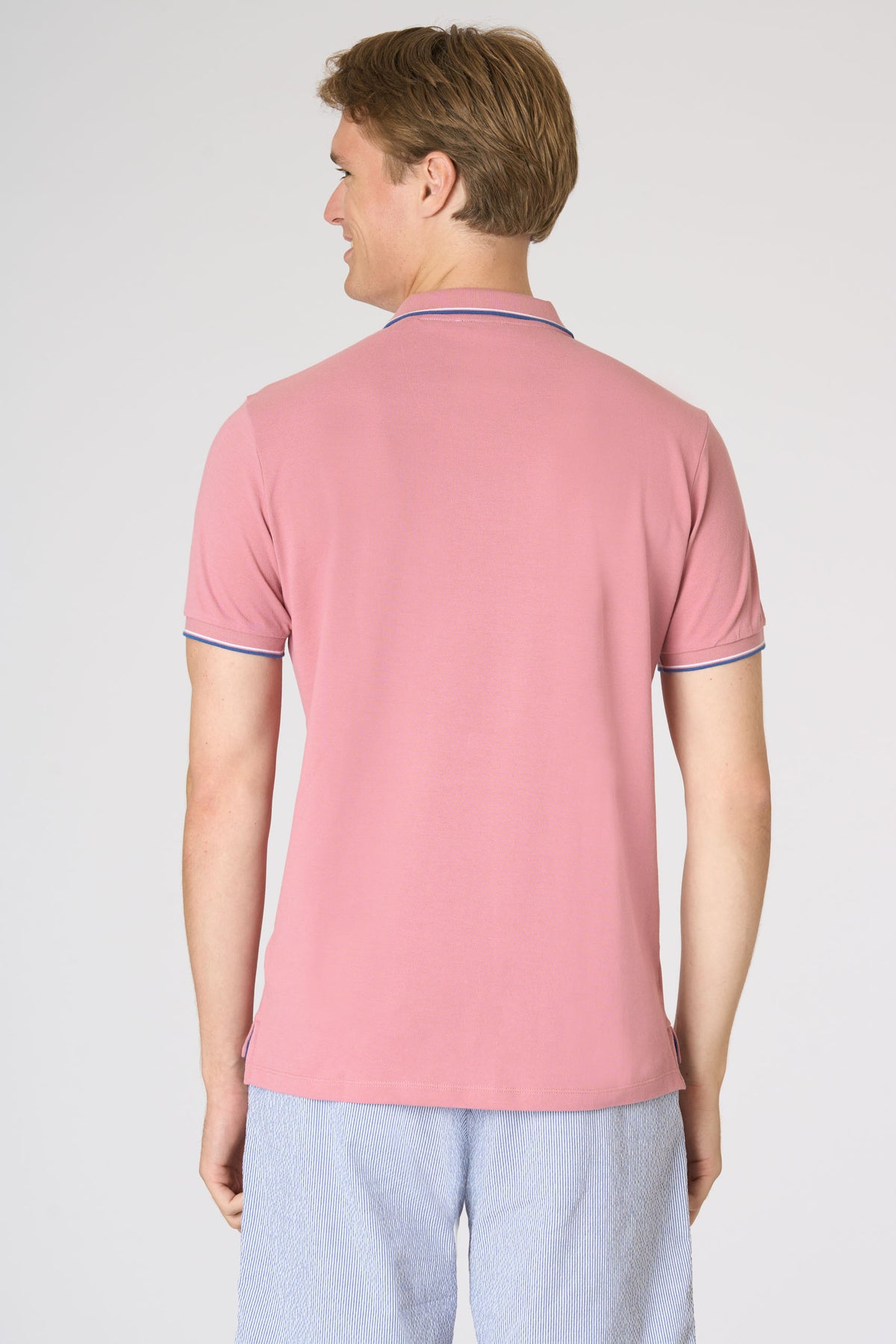 Polo shirt a maniche corte in cotone light piquet