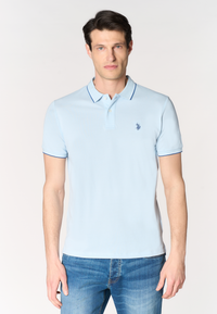 Polo shirt a maniche corte in cotone light piquet