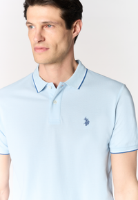 Polo shirt a maniche corte in cotone light piquet