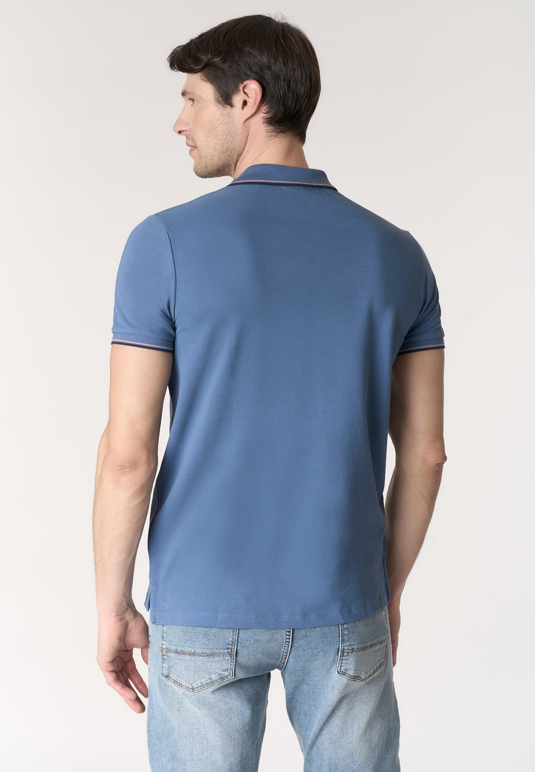 Polo shirt a maniche corte in cotone light piquet