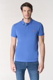 Polo shirt a maniche corte in cotone piquet