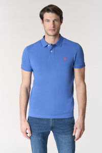 Polo shirt a maniche corte in cotone piquet
