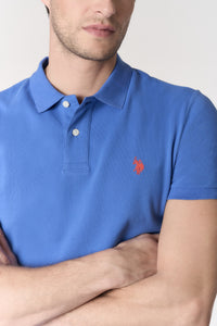 Polo shirt a maniche corte in cotone piquet