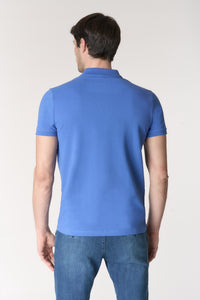 Polo shirt a maniche corte in cotone piquet