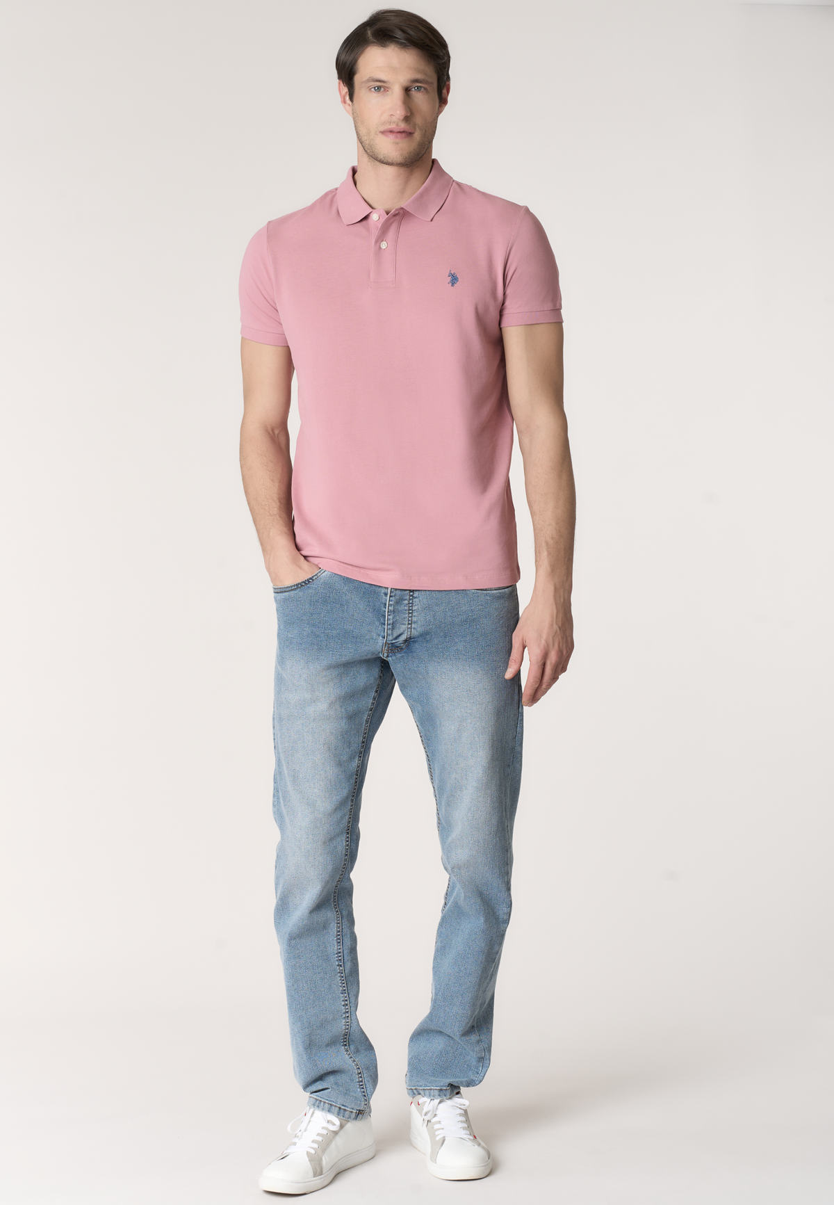 Polo shirt a maniche corte da uomo con logo