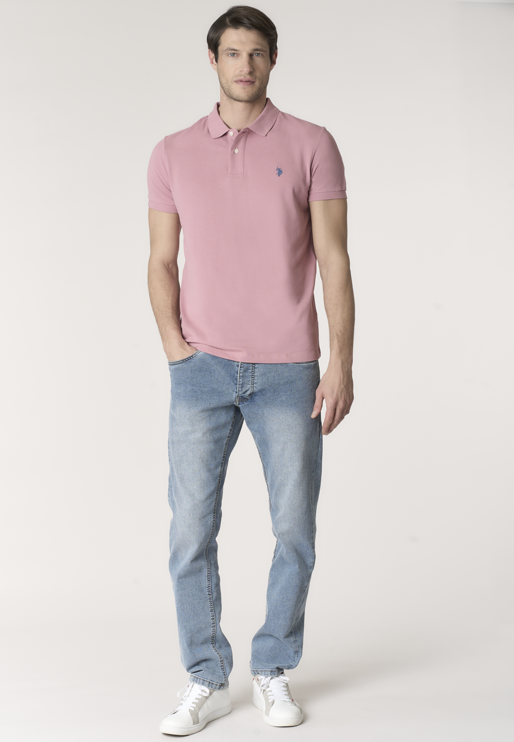 Polo shirt a maniche corte da uomo con logo