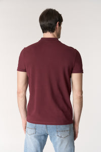 Polo shirt a maniche corte in cotone piquet
