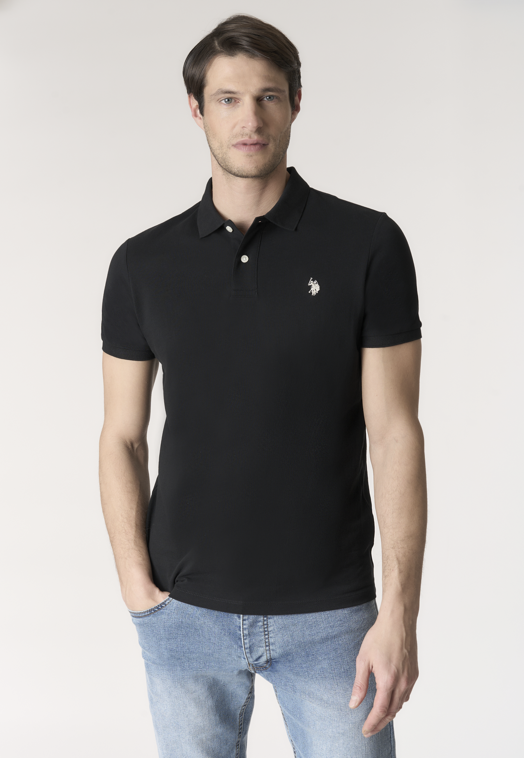 Polo shirt a maniche corte da uomo con logo