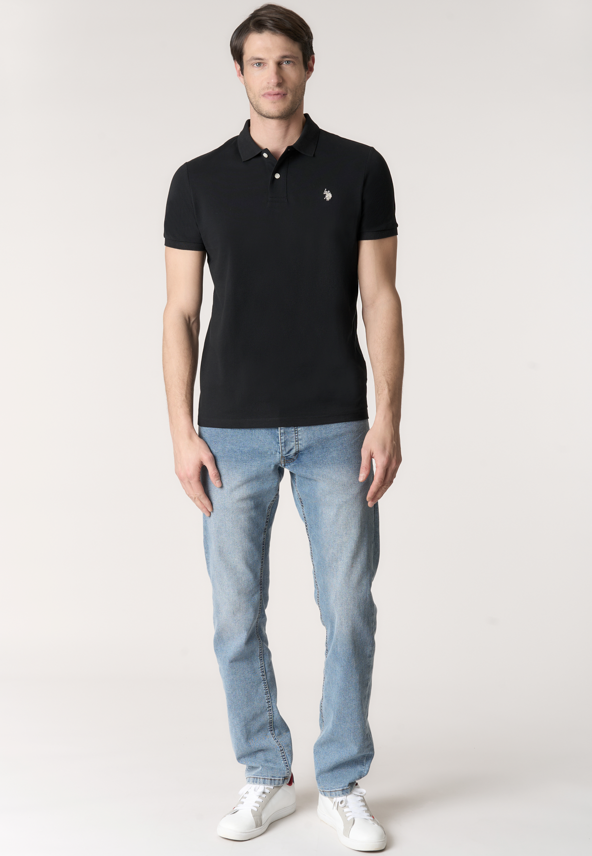 Polo shirt a maniche corte da uomo con logo
