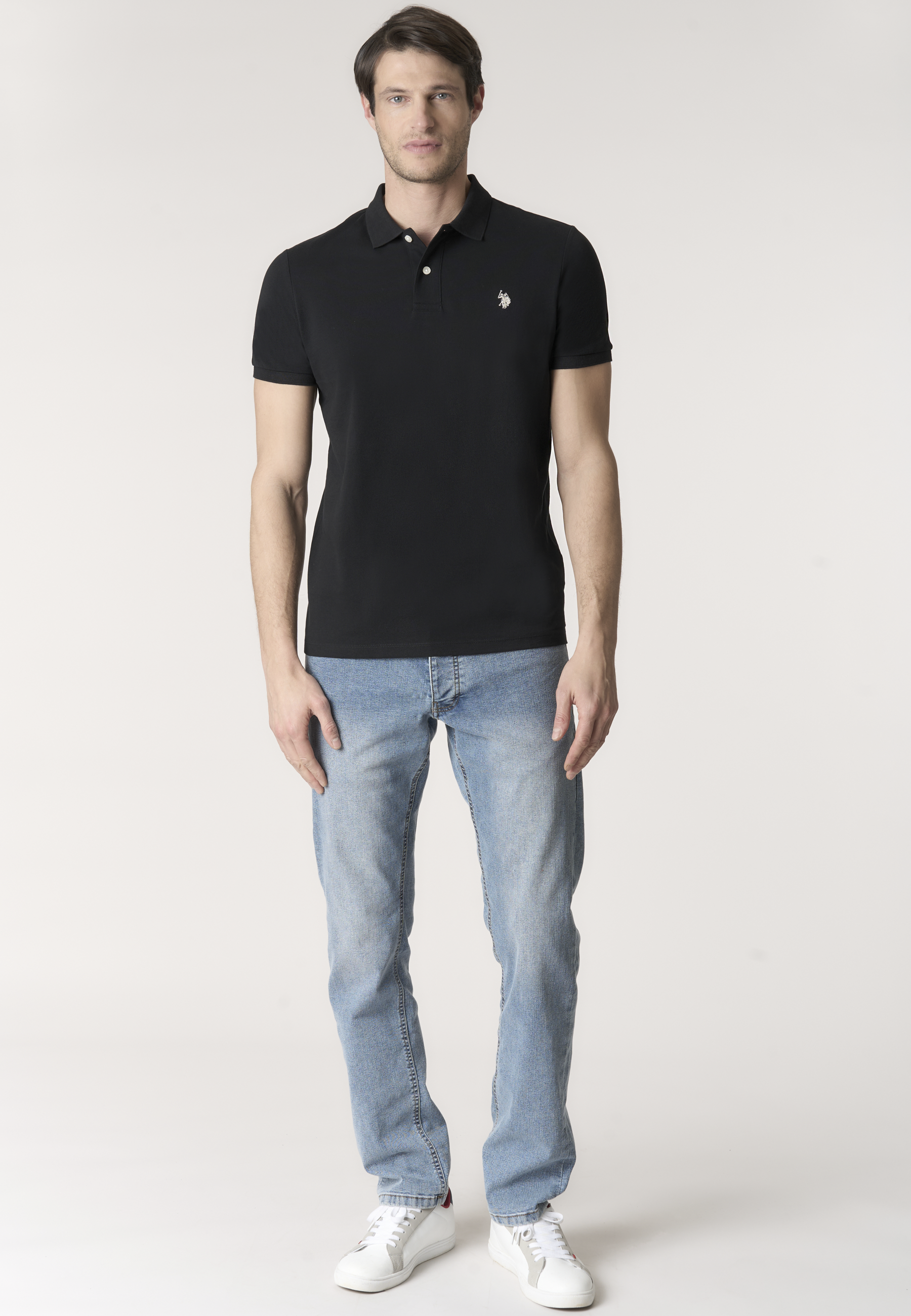 Polo shirt a maniche corte da uomo con logo