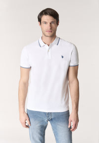 Polo shirt a maniche corte in cotone light piquet