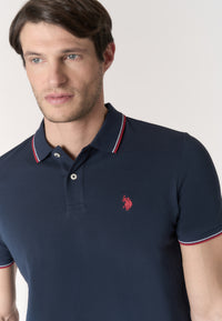 Polo shirt a maniche corte in cotone light piquet