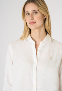 Camicia da donna in misto cotone e lino Premium Quality