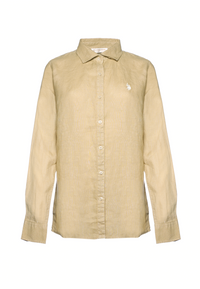Camicia da donna in misto cotone e lino Premium Quality