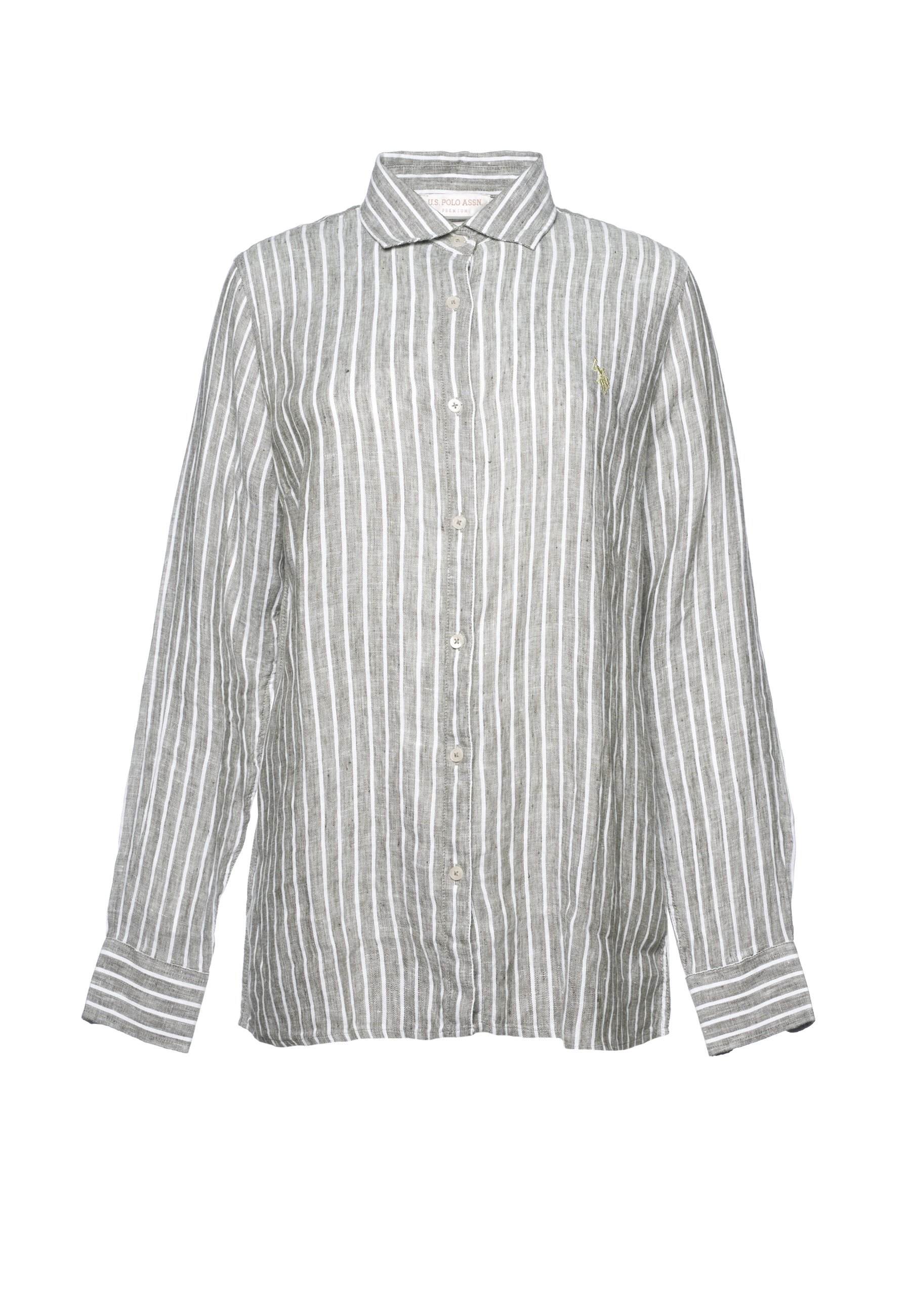 Camicia di lino a righe Premium Quality