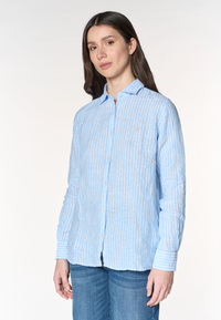 Camicia di lino a righe Premium Quality