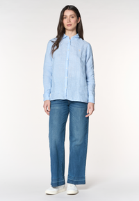 Camicia di lino a righe Premium Quality