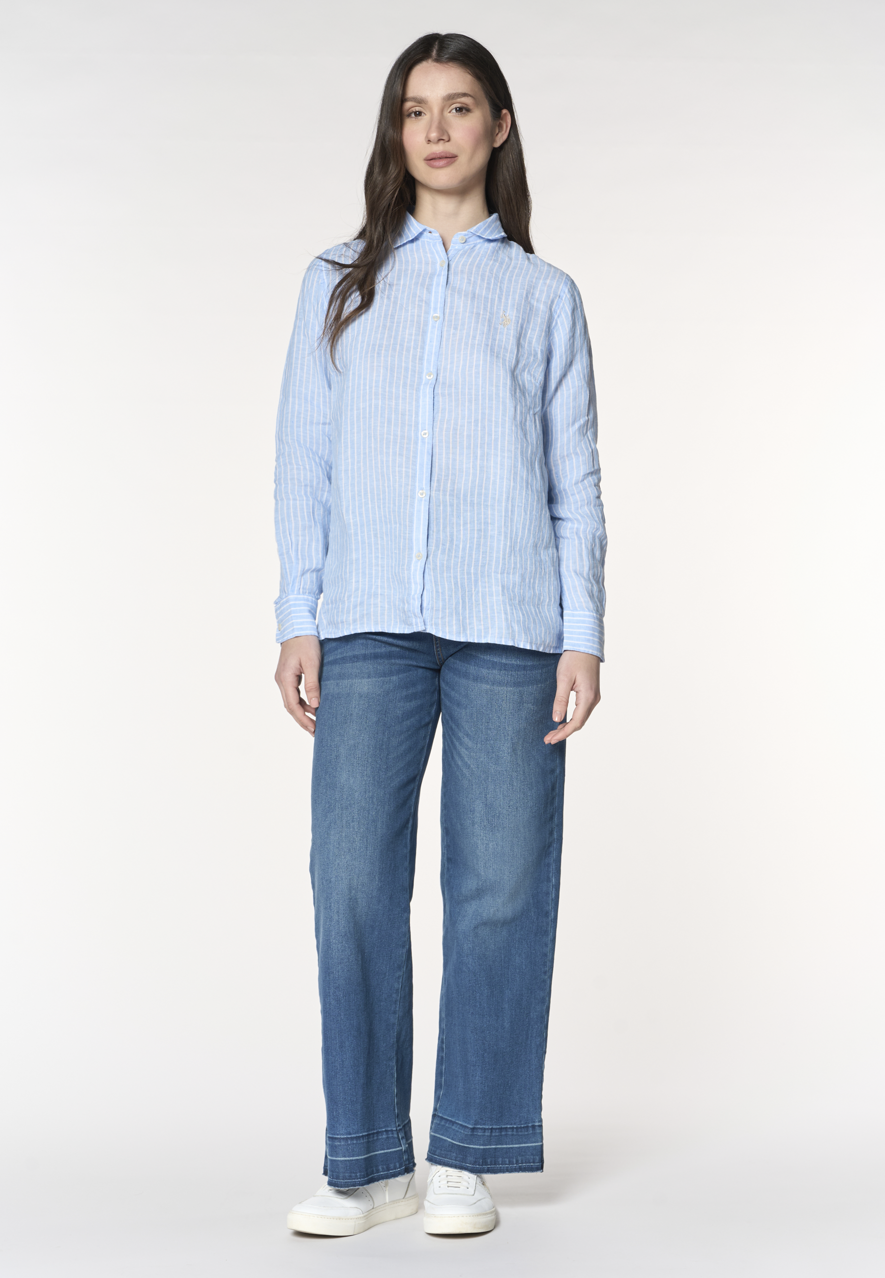 Camicia di lino a righe Premium Quality
