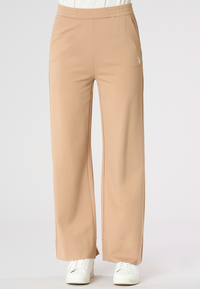 Pantalone da donna in punto Milano con vita elasticizzata