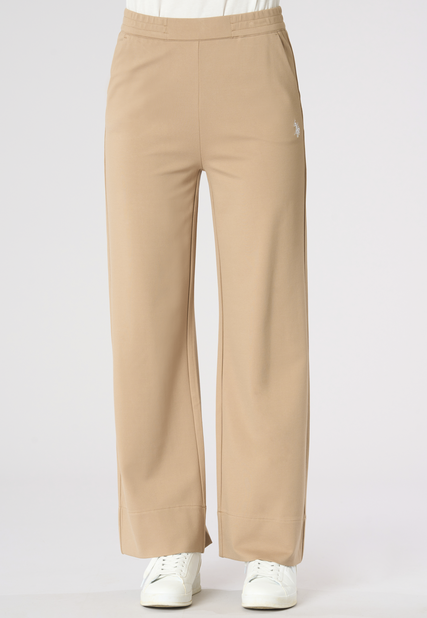 Pantalone da donna in punto Milano con vita elasticizzata