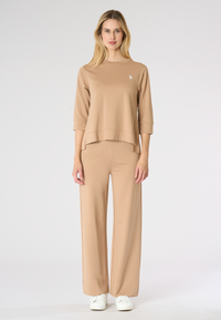 Pantalone da donna in punto Milano con vita elasticizzata