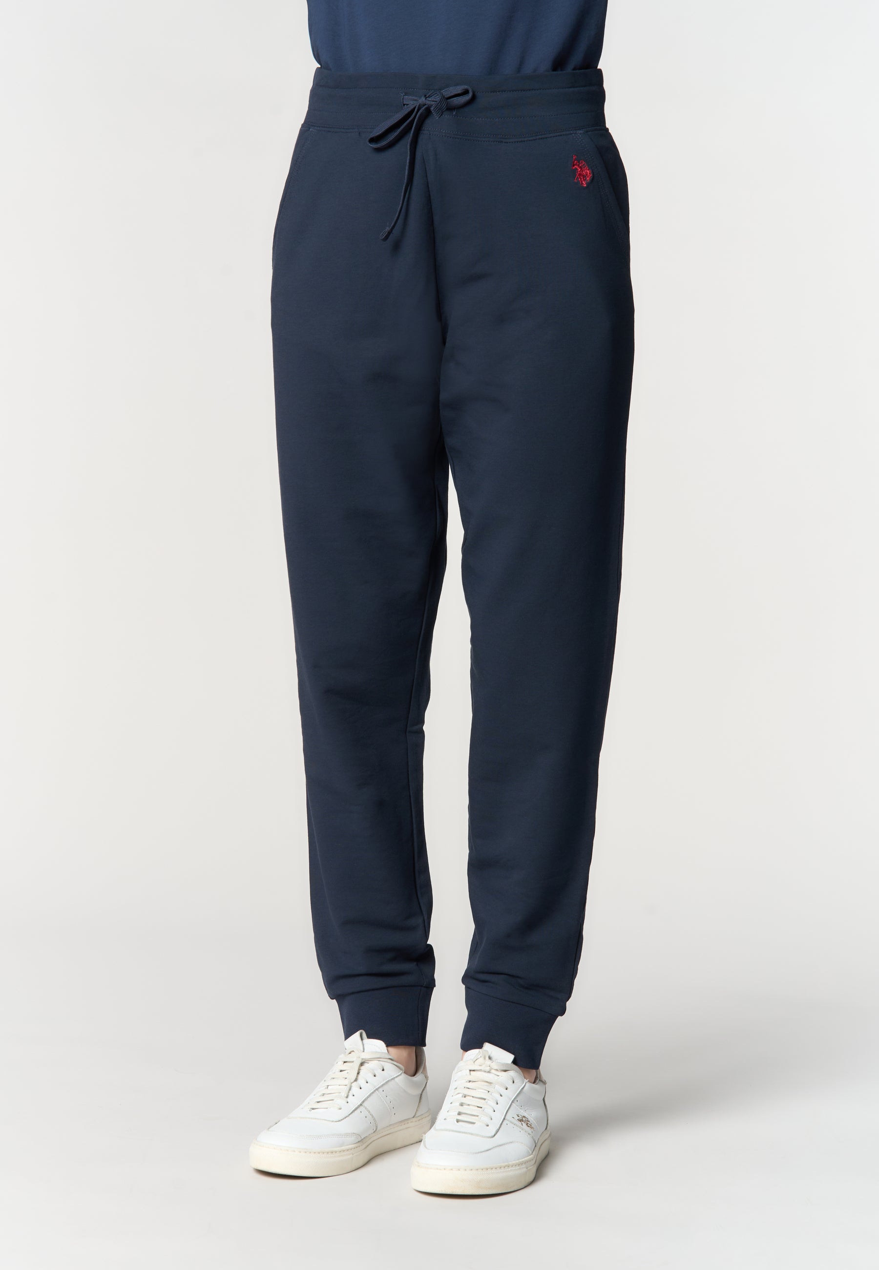 Pantalone sportivo da donna con coulisse regolabile e polsino sul fondo