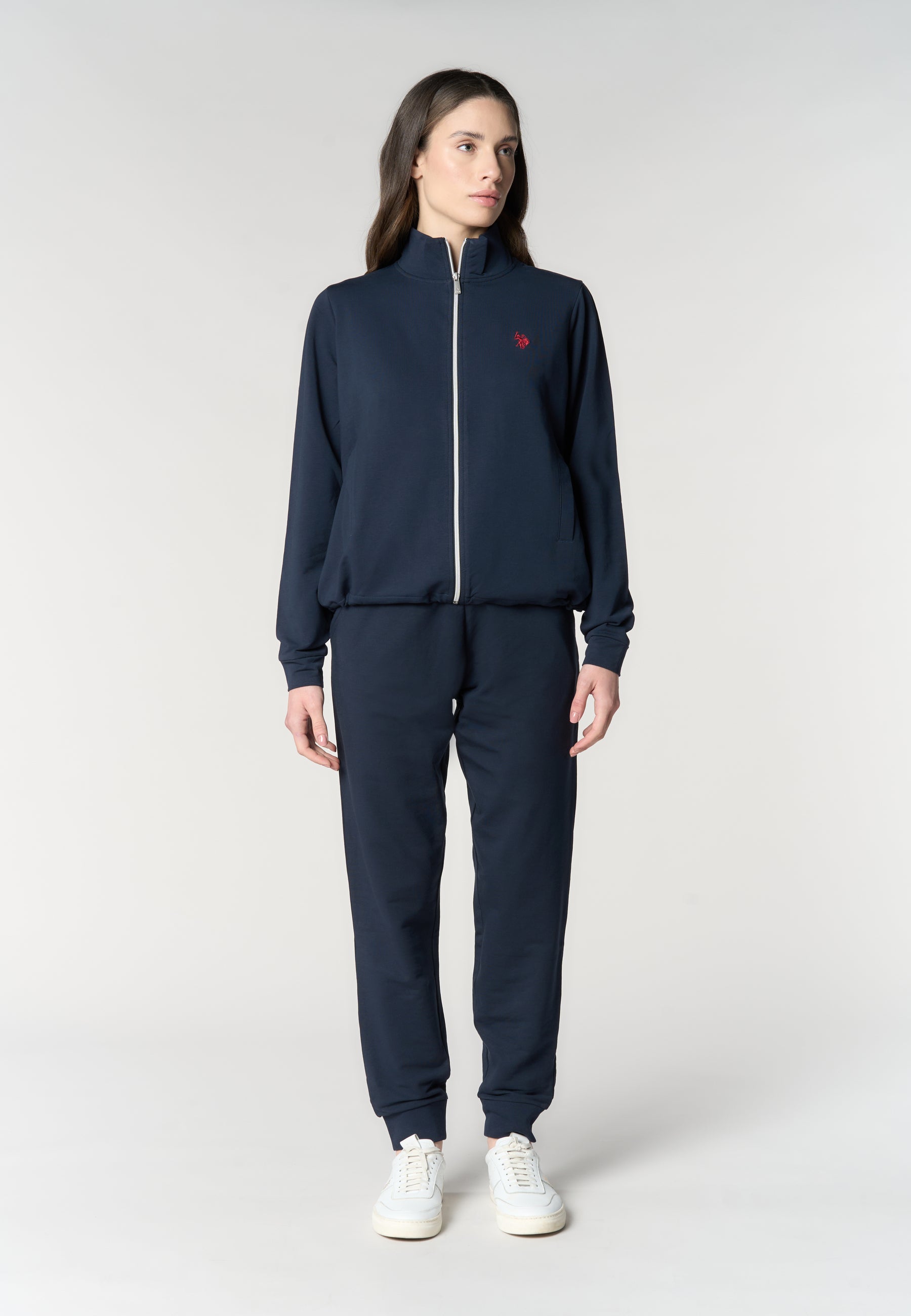 Pantalone sportivo da donna con coulisse regolabile e polsino sul fondo