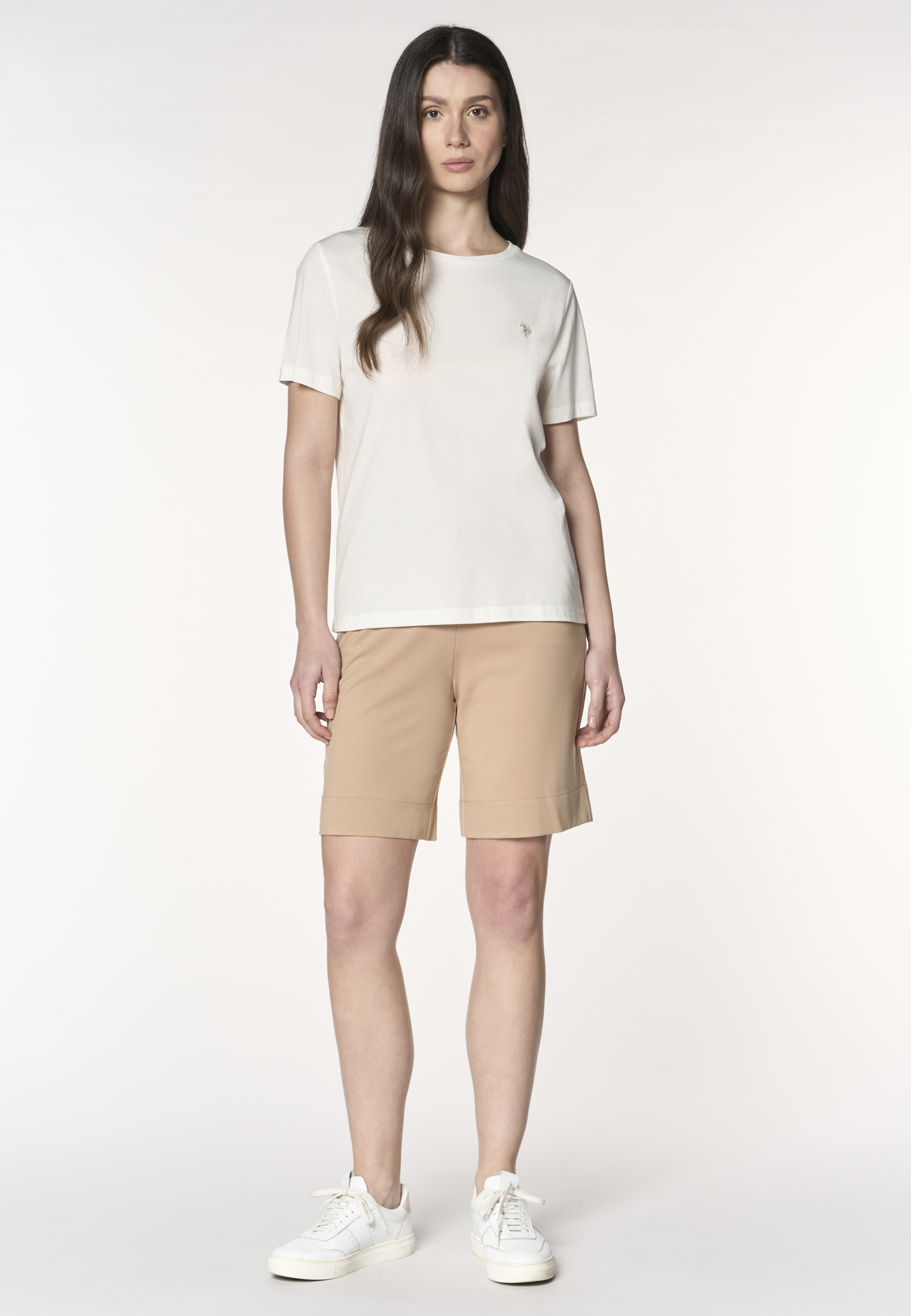 Shorts da donna in punto Milano con vita elasticizzata Premium Quality