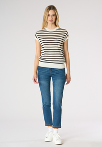 Pantalone denim da donna skinny fit in cotone stretch