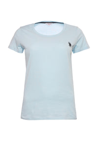 T-shirt donna in cotone light jersey con logo