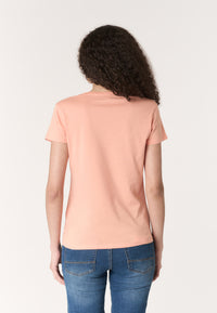 T-shirt donna in cotone light jersey con logo