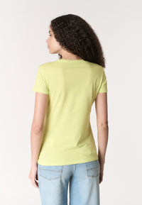 T-shirt donna in cotone light jersey con logo