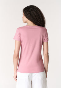 T-shirt donna in cotone light jersey con logo