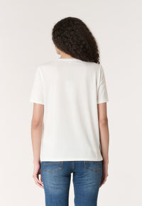 T-shirt da donna a maniche corte con stampa Double Horsemen
