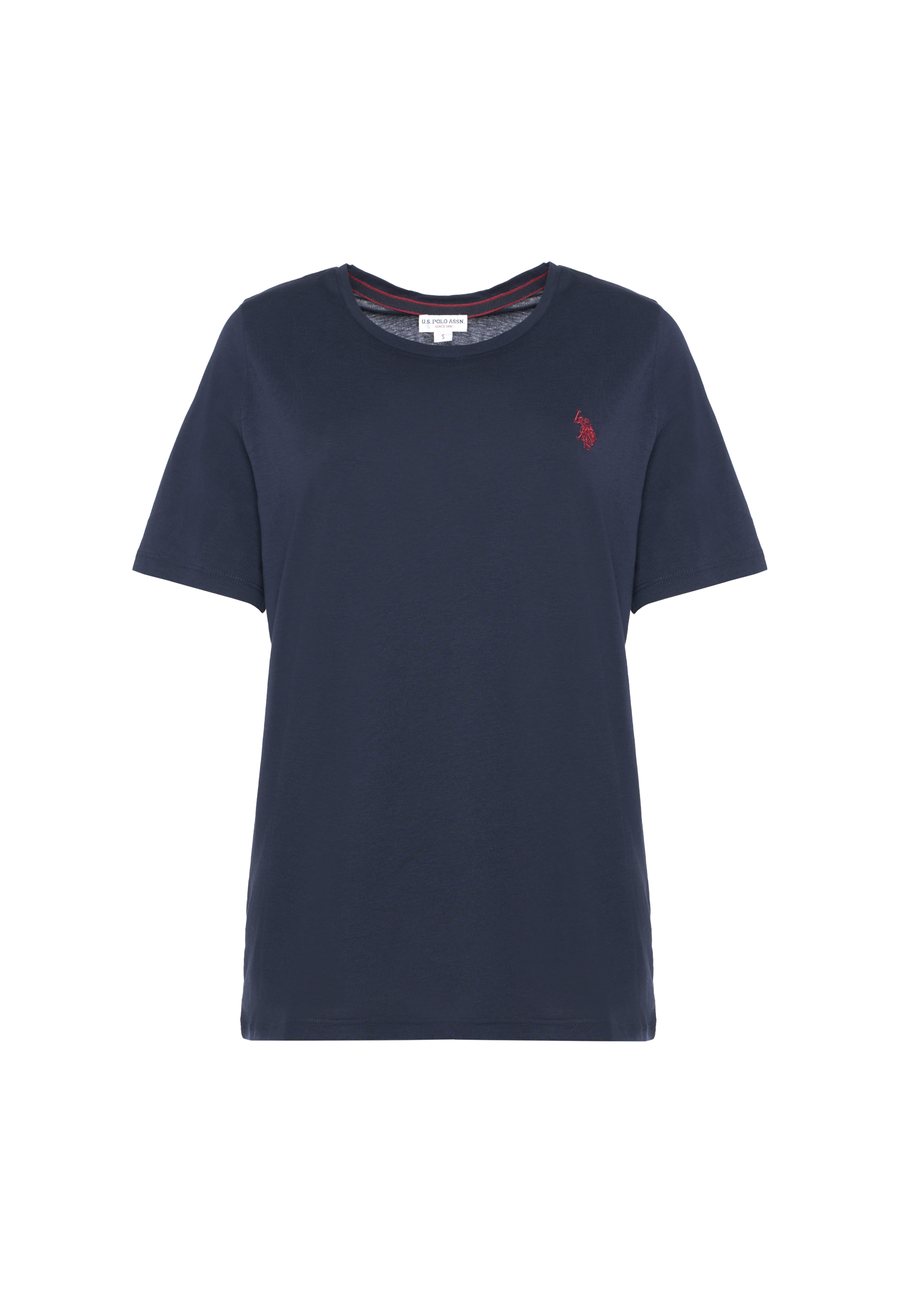 T-shirt donna in cotone light  con logo ricamato