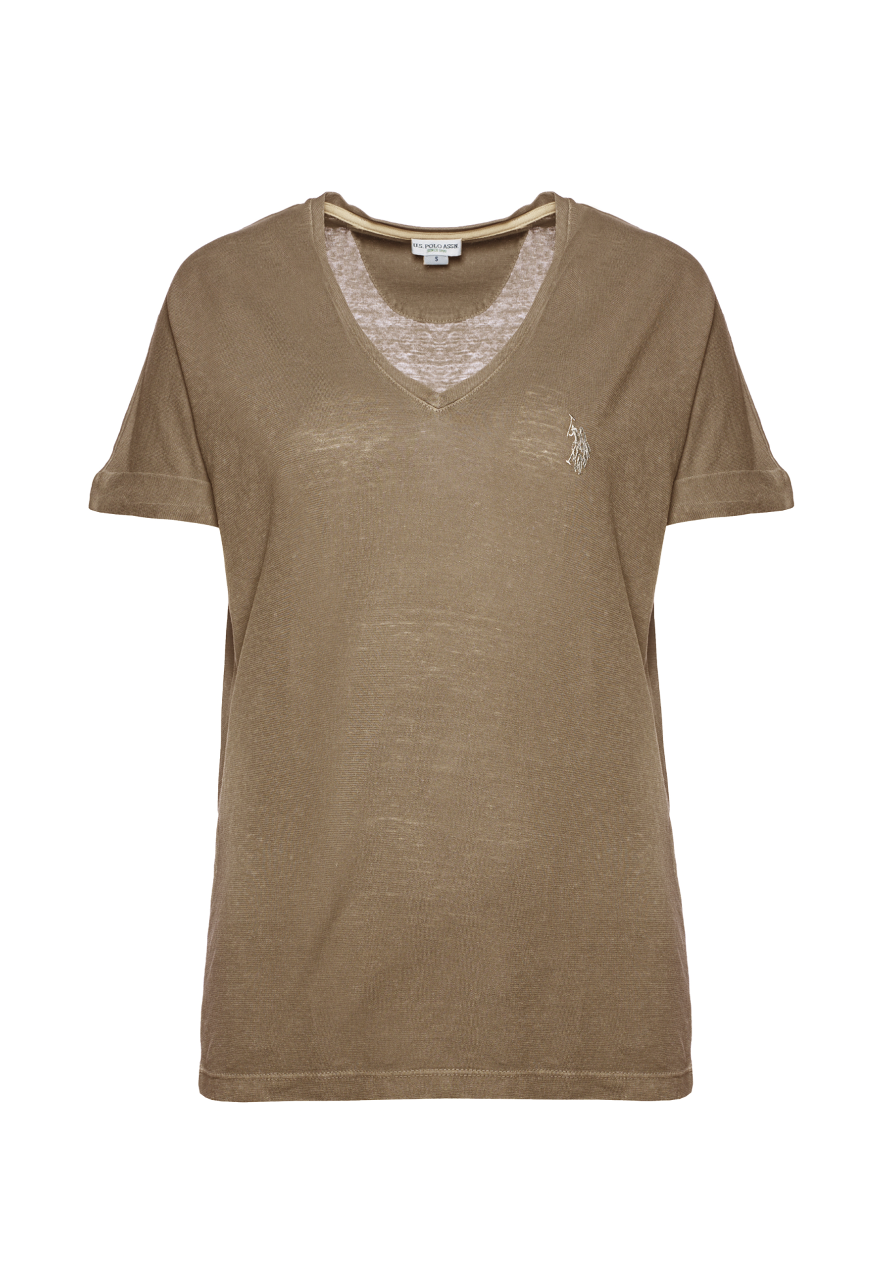 T-shirt da donna in misto canapa e cotone Premium Quality