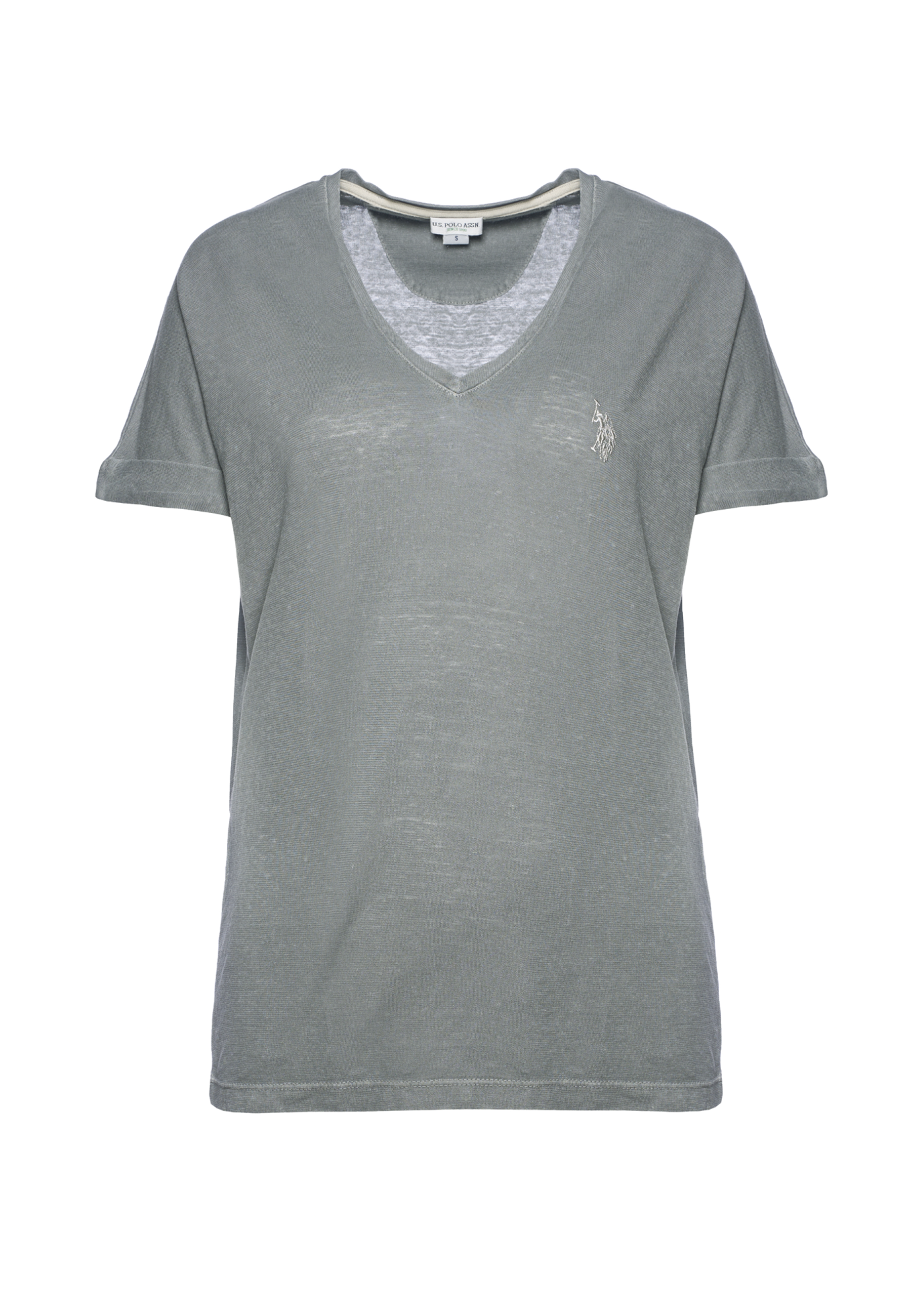 T-shirt da donna in misto canapa e cotone Premium Quality