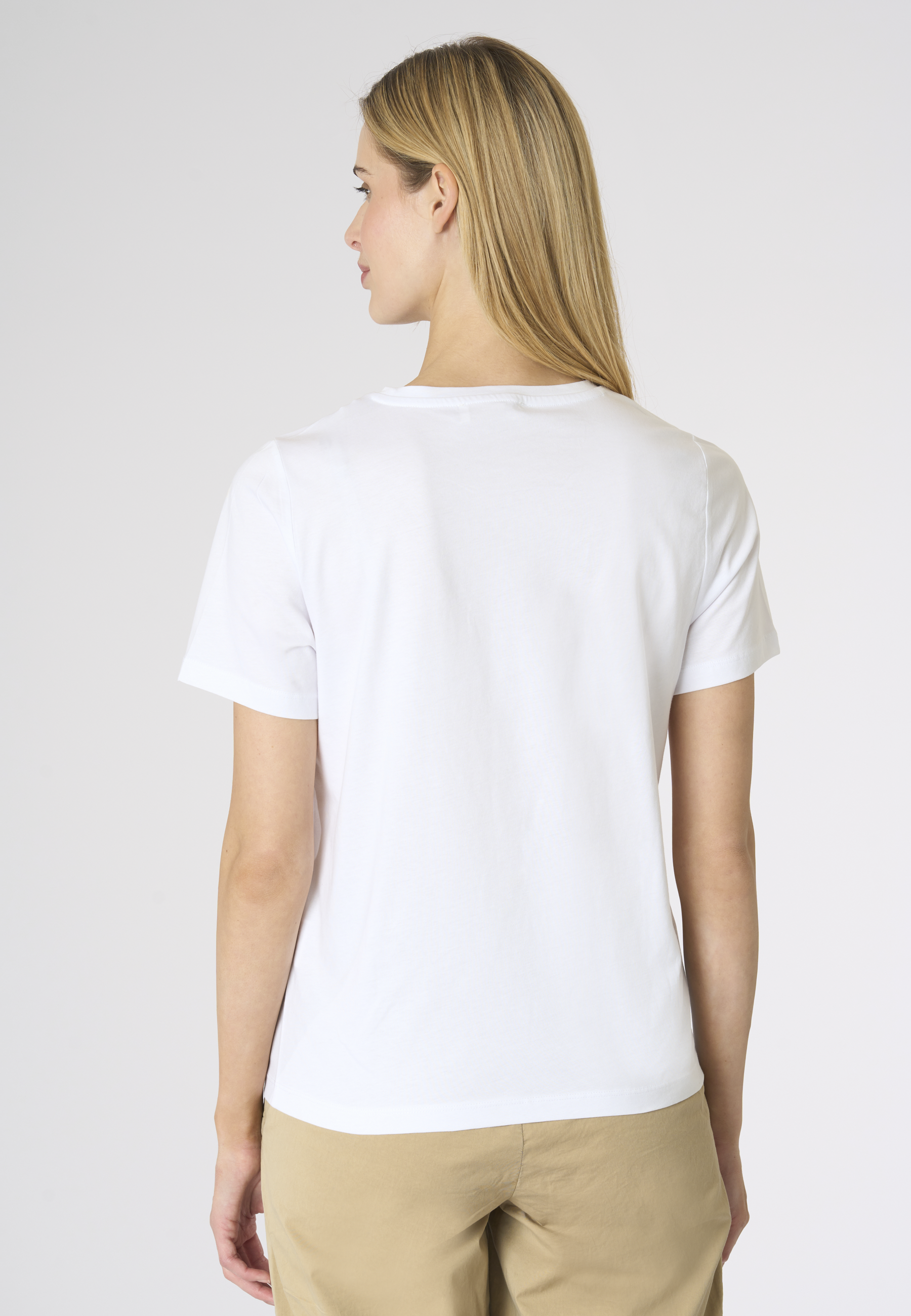 T-shirt da donna con logo in cotone light ice Premium Quality
